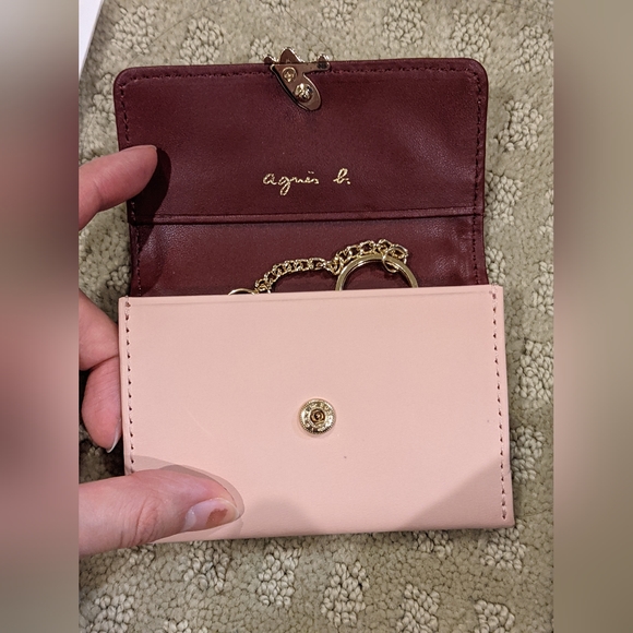 Agnes B pink card case / key pouch - Picture 9 of 9